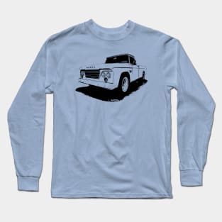 1965 Dodge D-100 Sweptline - stylized on light background Long Sleeve T-Shirt